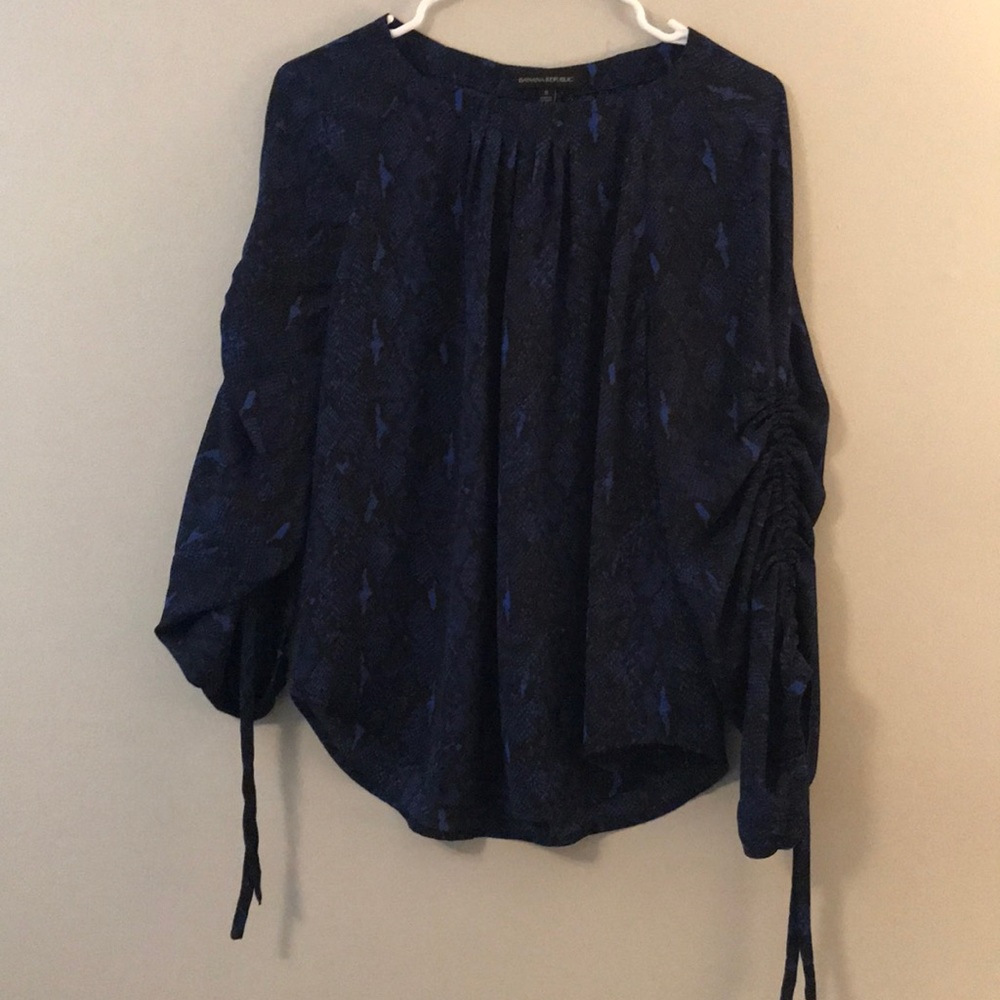 Banana Republic Snakeskin Print Blouse